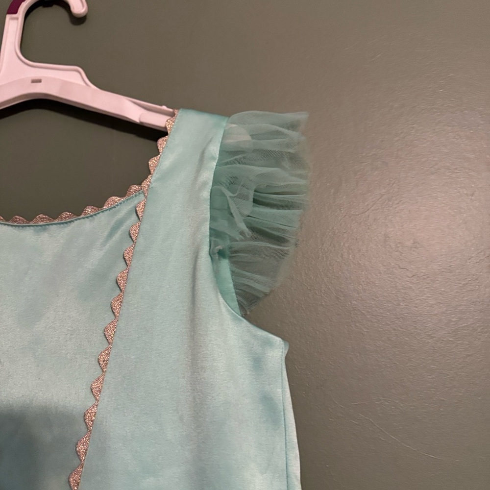 Janie&Jack X Disney dress Tiana Princess and the Frog Size 8 - Picture 4 of 6